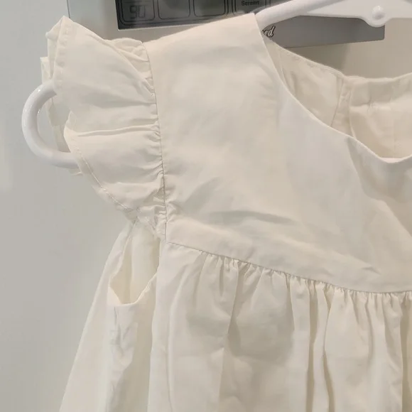 Edgehill Collection White Ruffled Dress 2T - Picture 3 of 6